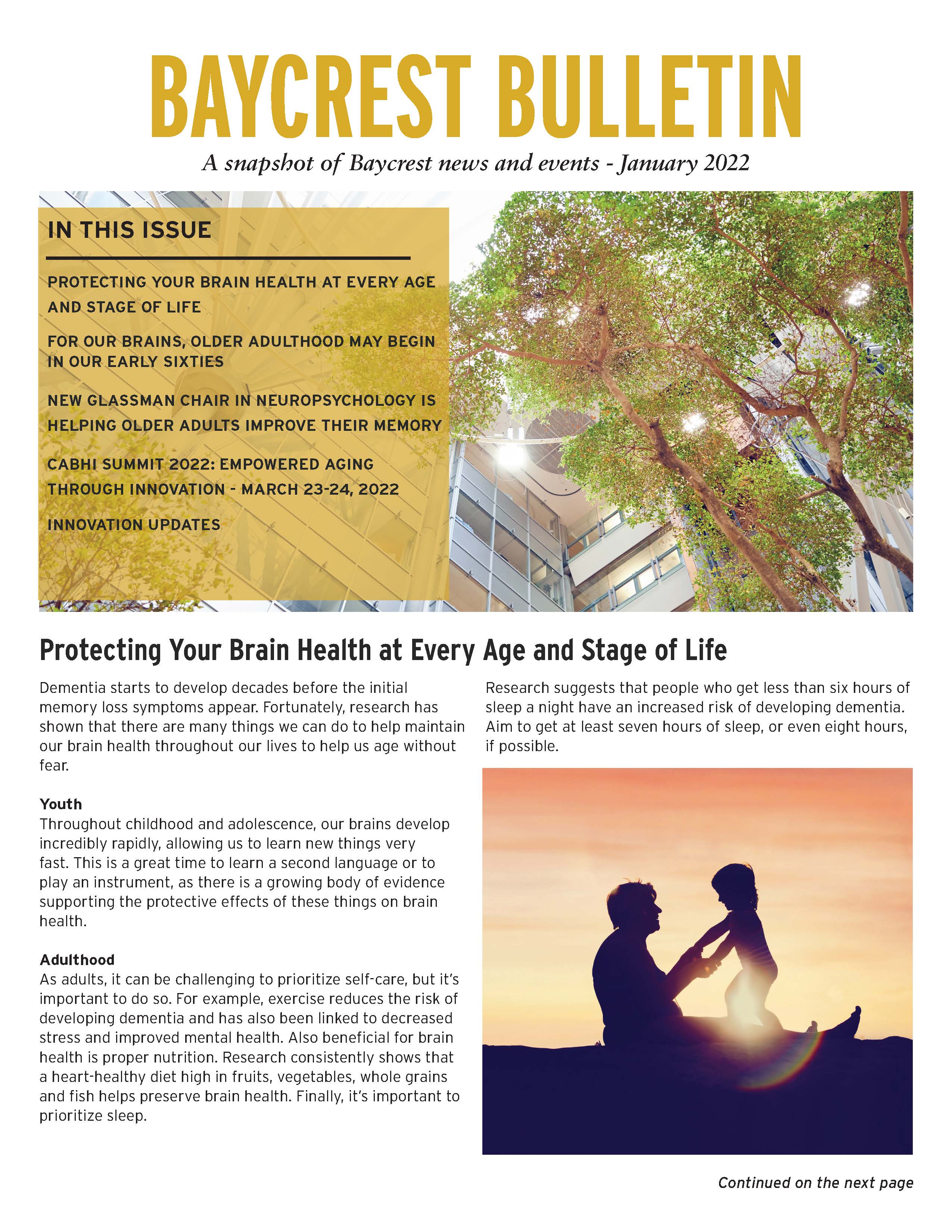 Baycrest Bulletin - January 2022