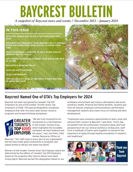 Baycrest Bulletin - December 2023