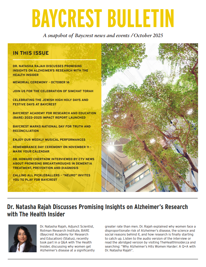 Baycrest Bulletin - October 2025