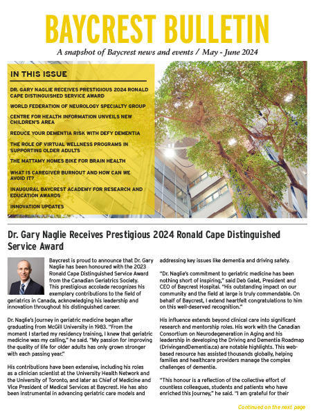 Baycrest Bulletin - May 2024