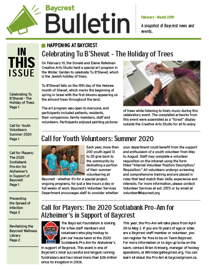 Baycrest Bulletin - February 2020