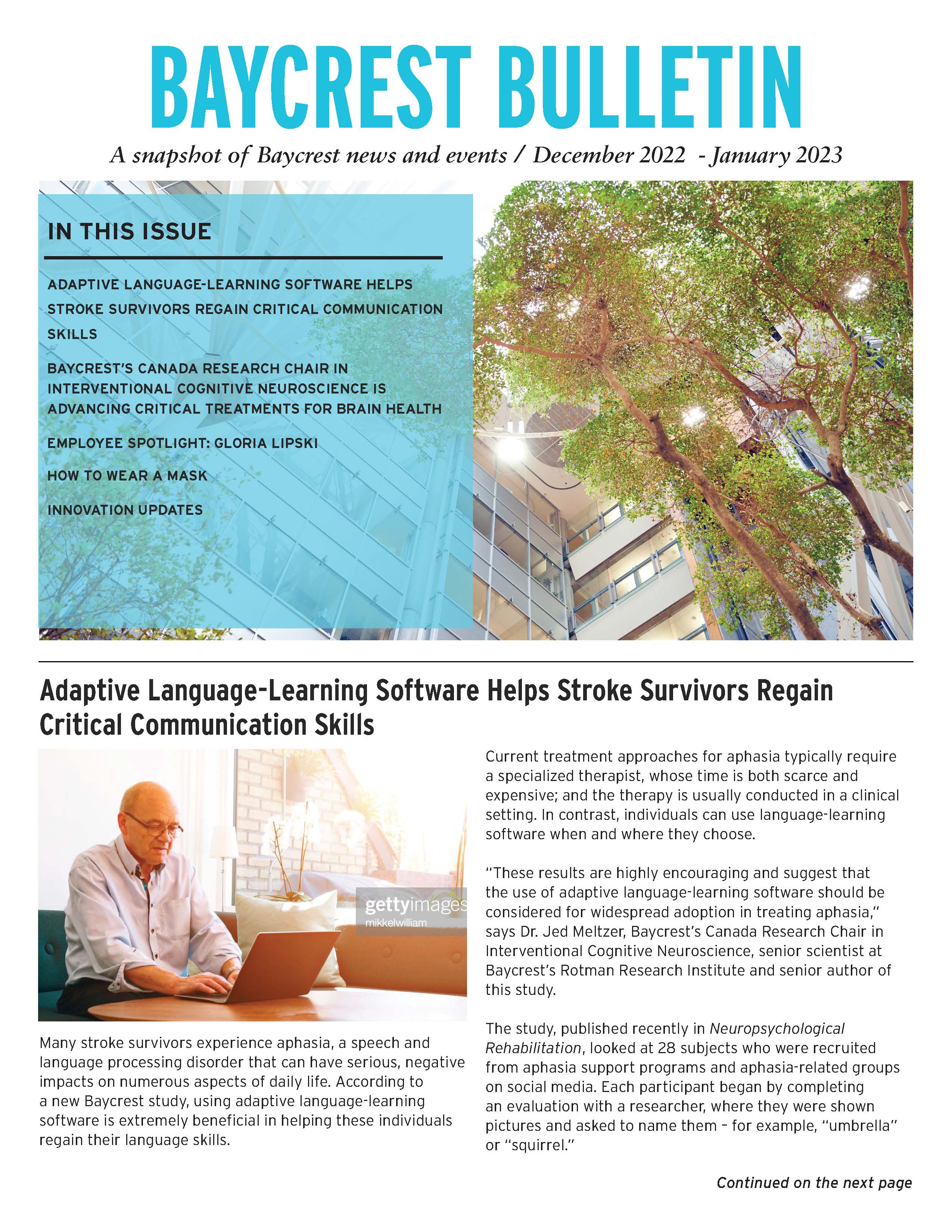 Baycrest Bulletin - December 2022